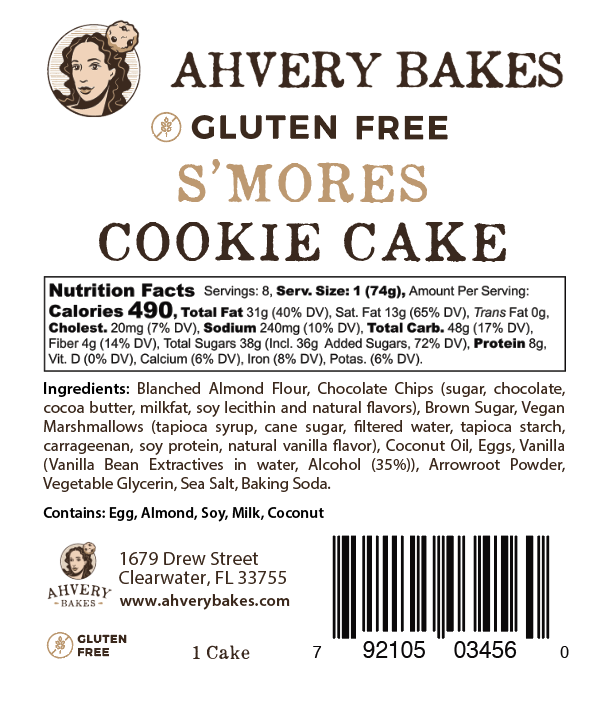 S'mores Cookie Cake