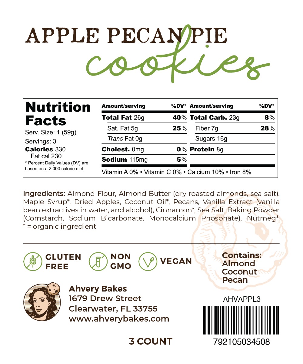 Apple Pecan Pie Cookies